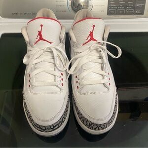 Jordan 3 White Cement Size 10